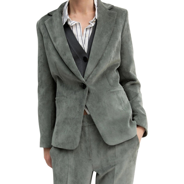 Emme Marella Giacca blazer Giacca Donna monopetto a costine 40 A26-EMME MARELLAEMMERESIA-004-40 - Francavilla Moda
