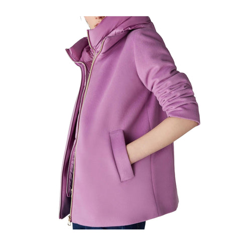 Emme Marella Giacca imbottita Giubbotto Donna in panno morbido 42 - Francavilla Moda