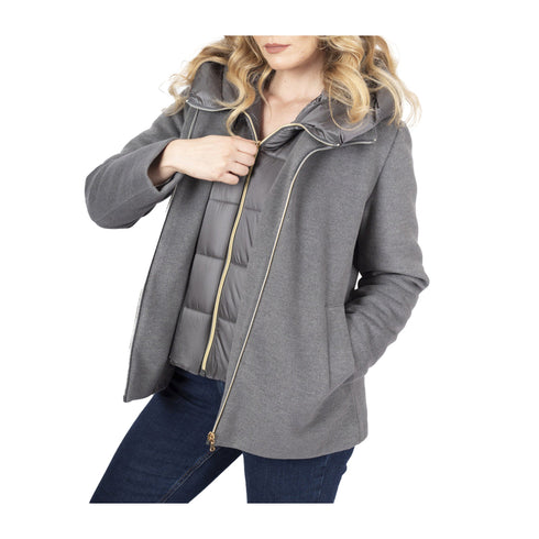 Emme Marella Giacca imbottita Giubbotto Donna in panno morbido 42 A24 - EMME MARELLAVIVACE - 006 - 42 - Francavilla Moda