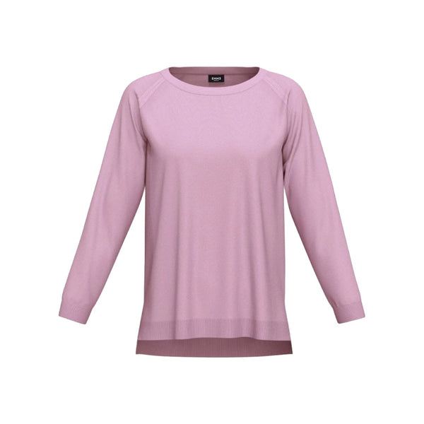 EMME MARELLA Maglia Maglia Donna basic scollo a barca Rosa - Francavilla Moda