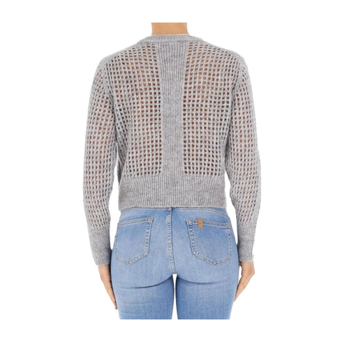 Emme Marella Pullover Maglia Donna in maglia traforata S A24 - EMME MARELLAELFO - 007 - S - Francavilla Moda