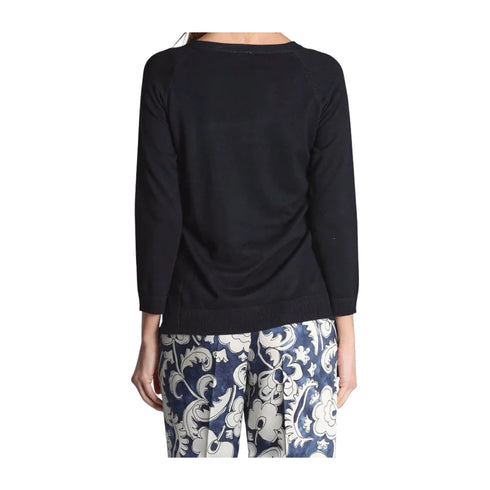 Emme Marella Maglia Maglia Donna minimal girocollo S - Francavilla Moda