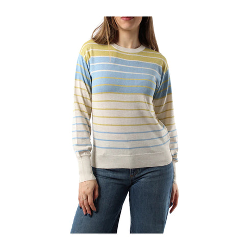 Emme Marella Maglia Maglia Donna rigata in lurex S - Francavilla Moda