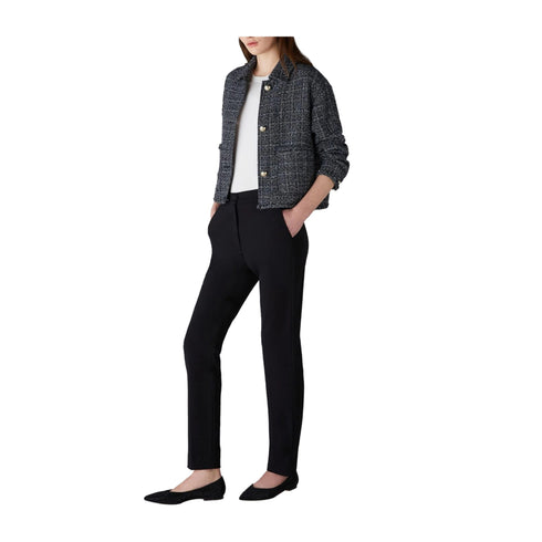 EMME MARELLA Pantaloni Pantalone Donna con elastico posteriore Nero A24 - EMME MARELLAPIA - 006 - S - Francavilla Moda