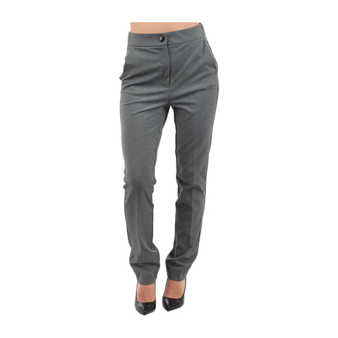 EMME MARELLA Pantaloni Pantalone Donna con elastico posteriore Grigio chiaro - Francavilla Moda