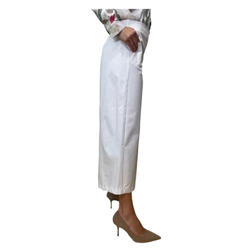 Emme Marella Pantaloni Pantalone Donna cropped ampio 40 - Francavilla Moda