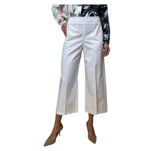 Emme Marella Pantaloni Pantalone Donna cropped ampio 40 - Francavilla Moda