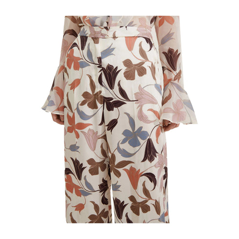 Emme Marella Pantaloni Pantalone Donna dritto con fantasia 40 - Francavilla Moda