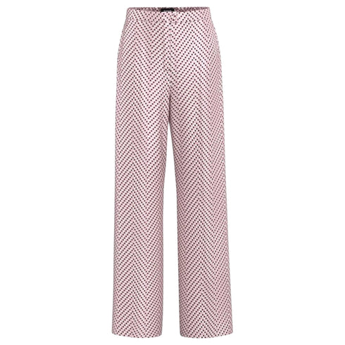 Emme Marella Pantaloni Pantalone Donna dritto con fantasia 40 P25 - EMME MARELLANORDICA - 09 - 40 - Francavilla Moda
