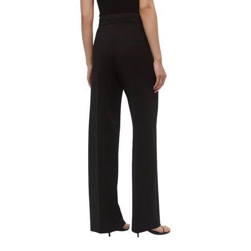 Emme Marella Pantalone Pantalone Donna Editore in Jersey Interlock Stretch Fit Dritto 40 - Francavilla Moda