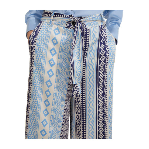 Emme Marella Pantaloni Pantalone Donna fluido con fiocco 42 P25 - EMME MARELLARISICO - 06 - 42 - Francavilla Moda