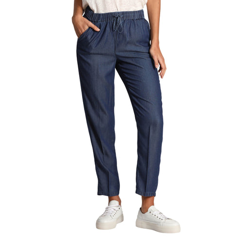 Emme Marella Pantaloni Pantalone Donna in lyocell 42 - Francavilla Moda