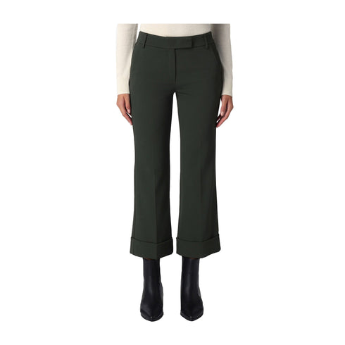 Emme Marella Pantaloni Pantalone Donna mini flare con risvolto 40 - Francavilla Moda