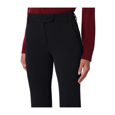 Emme Marella Pantaloni Pantalone Donna mini flare con risvolto 40 - Francavilla Moda