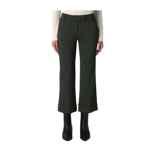 Emme Marella Pantaloni Pantalone Donna mini flare con risvolto 40 - Francavilla Moda