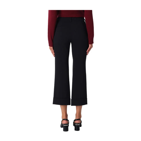 Emme Marella Pantaloni Pantalone Donna mini flare con risvolto 40 - Francavilla Moda