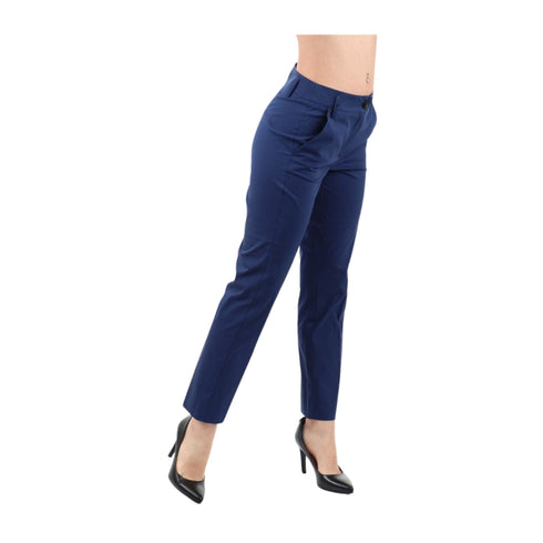 EMME MARELLA Pantaloni Pantalone Donna modello chino Viola - Francavilla Moda