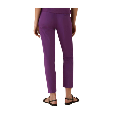 EMME MARELLA Pantaloni Pantalone Donna modello chino Viola - Francavilla Moda