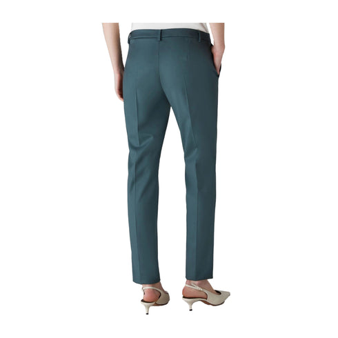 EMME MARELLA Pantaloni Pantalone Donna slim in flanella Verde - Francavilla Moda