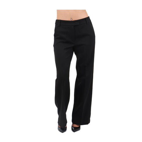 EMME MARELLA Pantaloni Pantalone Donna straight leg Nero A24 - EMME MARELLAEFEBO - 007 - 40 - Francavilla Moda