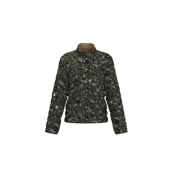 Emme Marella Piumino corto Piumino Donna reversibile con stampa 42 A26-EMME MARELLAEMMOMBRINA-002-42 - Francavilla Moda