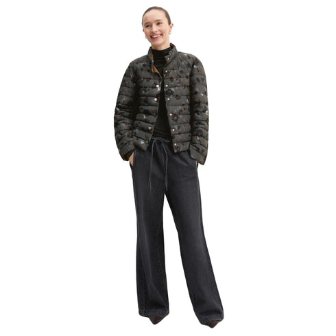 Emme Marella Piumino corto Piumino Donna reversibile con stampa 42 A26-EMME MARELLAEMMOMBRINA-002-42 - Francavilla Moda