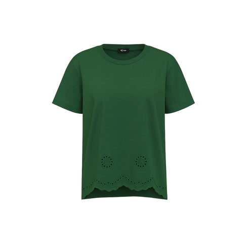 Emme Marella T-shirt T-shirt Donna con ricami sul fondo S - Francavilla Moda