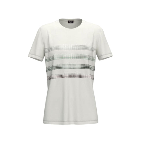 Emme Marella T-shirt T-shirt Donna con righe strass S - Francavilla Moda