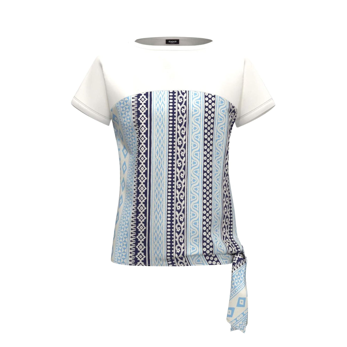 Marella T Shirt Donna Fantasia T-shirt Donna Fantasia Con Nodo