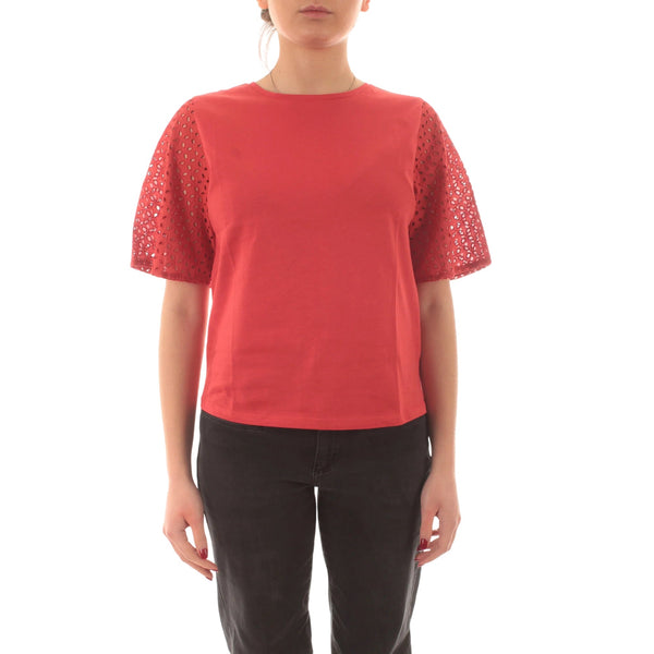 Emme Marella T-shirt T-shirt Donna maniche ricamate S P25 - EMME MARELLAEGER - 02 - S - Francavilla Moda