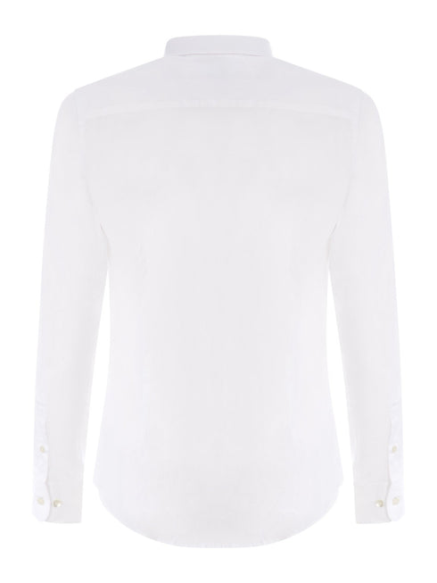 Emporio Armani Camicia elegante Camicia Uomo con logo applicato Bianco - Francavilla Moda