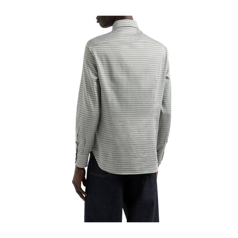Emporio Armani Camicia casual Camicia Uomo fantasia in cotone S P25 - EMPORIO ARMANIEM001537AF14130 - F098 - S - Francavilla Moda