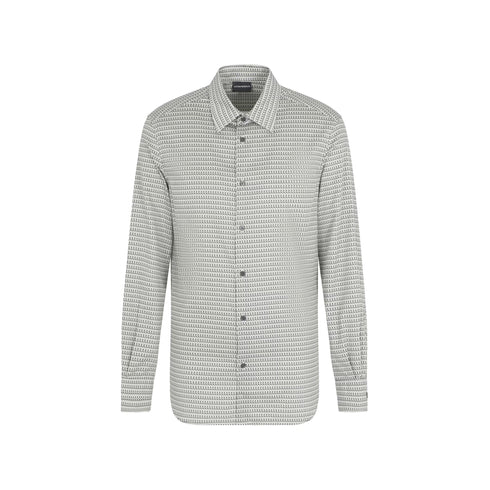 Emporio Armani Camicia casual Camicia Uomo fantasia in cotone S P25 - EMPORIO ARMANIEM001537AF14130 - F098 - S - Francavilla Moda