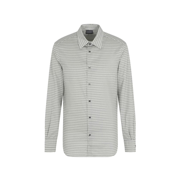 Emporio Armani Camicia casual Camicia Uomo fantasia in cotone S P25 - EMPORIO ARMANIEM001537AF14130 - F098 - S - Francavilla Moda