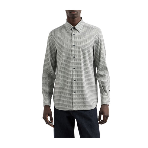 Emporio Armani Camicia casual Camicia Uomo fantasia in cotone S P25 - EMPORIO ARMANIEM001537AF14130 - F098 - S - Francavilla Moda