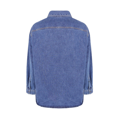 Emporio Armani Camicia casual Camicia Uomo oversize in denim S - Francavilla Moda