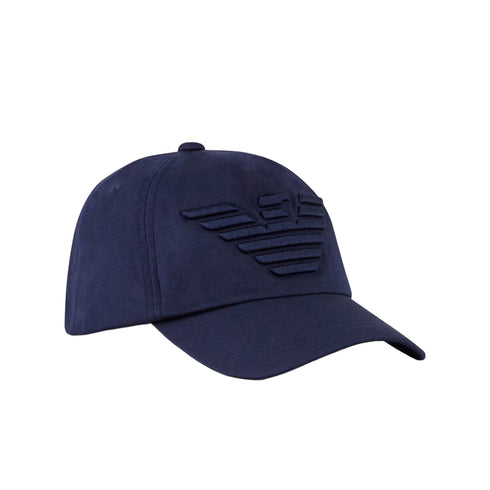 Emporio Armani Berretto con visiera Cappello Uomo con logo tono su tono Blu P25 - EMPORIO ARMANI627522CC995 - 57235 - UNI - Francavilla Moda