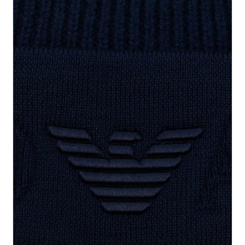 Emporio Armani Zuccotto Cappello Uomo maxi ricamo logo M A26-EMPORIO ARMANIEM003750AF19896-UC001-M - Francavilla Moda