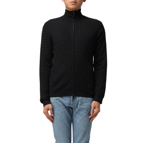 Emporio Armani Cardigan Cardigan Uomo rasato con zip S A25 - EMPORIO ARMANIEM003503AF14113 - UB109 - S - Francavilla Moda
