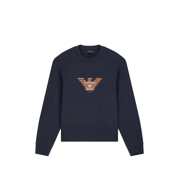 Emporio Armani Felpa girocollo Felpa Uomo con stampa logo S - Francavilla Moda