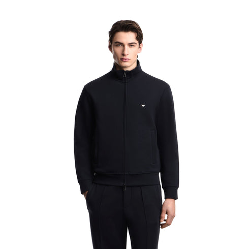 Emporio Armani Felpa con zip Felpa Uomo full zip con ricamo M - Francavilla Moda