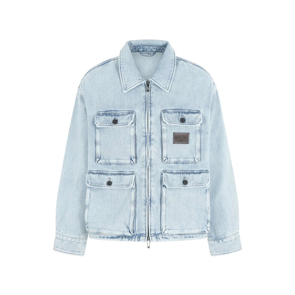 Emporio Armani Giacca Giacca Uomo Field effetto denim 46 P25 - EMPORIO ARMANIEM001356AF13443 - MB003 - 46 - Francavilla Moda