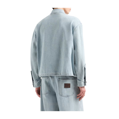 Emporio Armani Giacca Giacca Uomo Field effetto denim 46 P25 - EMPORIO ARMANIEM001356AF13443 - MB003 - 46 - Francavilla Moda