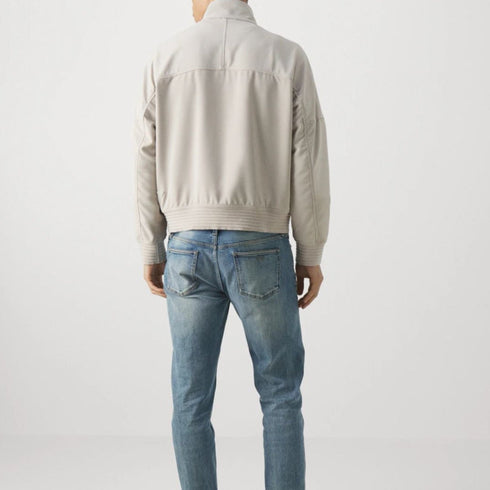 Emporio Armani Giubbino Giubbino Uomo in tessuto cannette Beige - Francavilla Moda