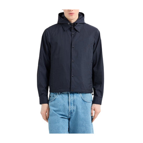 Emporio Armani Giacca leggera Giubbino Uomo logato con pettorina 48 - Francavilla Moda