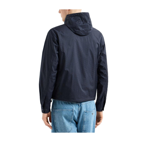 Emporio Armani Giacca leggera Giubbino Uomo logato con pettorina 48 - Francavilla Moda