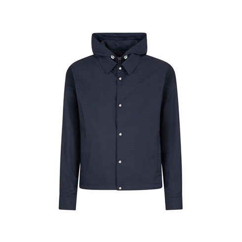 Emporio Armani Giacca leggera Giubbino Uomo logato con pettorina 48 - Francavilla Moda