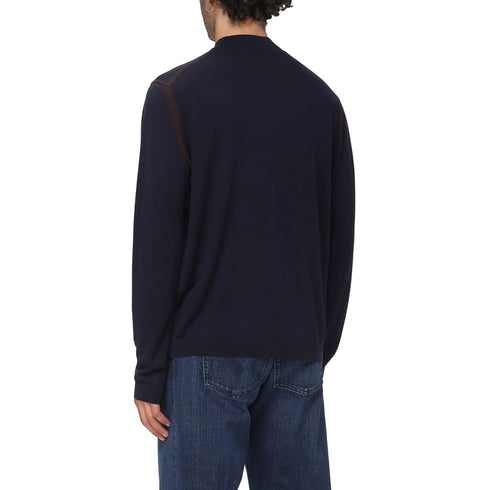 Emporio Armani Pullover Maglia Uomo dettagli a contrasto S - Francavilla Moda