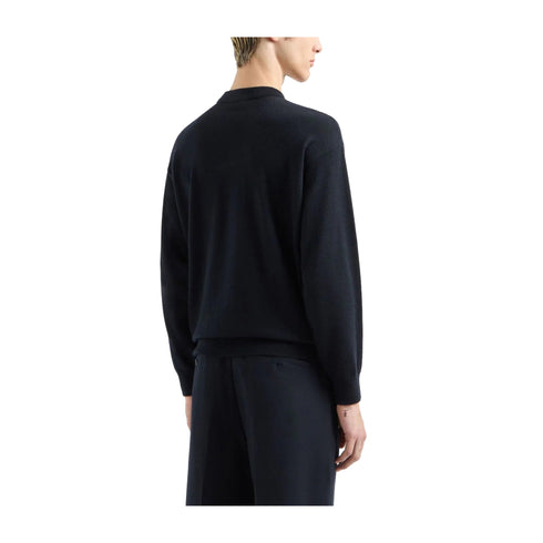 EMPORIO ARMANI Pullover Maglia Uomo fantasia Color Block Blu A24 - EMPORIO ARMANI6D1MXM1MKBZ - F915 - S - Francavilla Moda