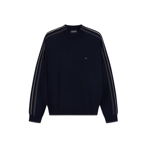 Emporio Armani Pullover Maglia Uomo intarsio jacquard S A25 - EMPORIO ARMANIEM002423AF14199 - FB070 - S - Francavilla Moda